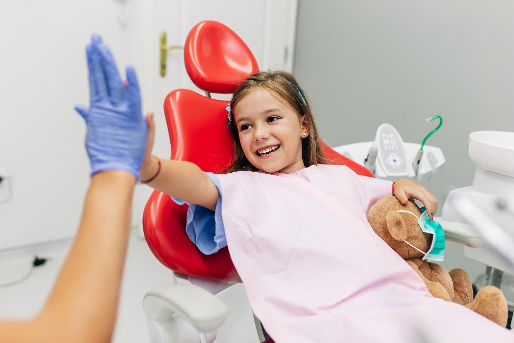 child getting dental checkup | family dentist apex, NC