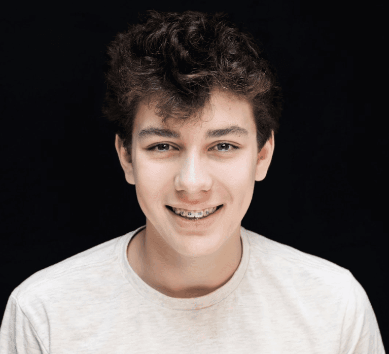 A teenager after wisdom removal in Apex, NC