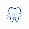 dental aligner icon