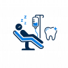 dental relaxation and treatment icon